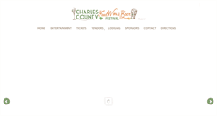 Desktop Screenshot of charlescountywinefestival.com